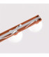 Yoli Ceiling Spotlight Bar Red Ochre 6x G9-8