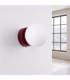 Yoli Globe Wall Lights Burgundy 1x G9 On/Off Switch-3