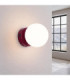 Yoli Globe Wall Lights Burgundy 1x G9 On/Off Switch-4