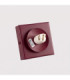 Yoli Single Globe Ceiling Light Burgundy 1x G9-7