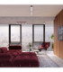 Yoli Tripple Globe Ceiling Light Burgundy 3x G9-11