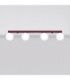Yoli Quad Ceiling Spotlight Bar Burgundy 4x G9-3