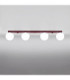 Yoli Quad Ceiling Spotlight Bar Burgundy 4x G9-4