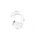 Fixed Fire Rated Recessed Downlight, Satin Nickel, GU10, IP65 - 2