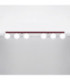 Yoli Ceiling Spotlight Bar Burgundy 6x G9-3