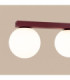 Yoli Ceiling Spotlight Bar Burgundy 6x G9-5
