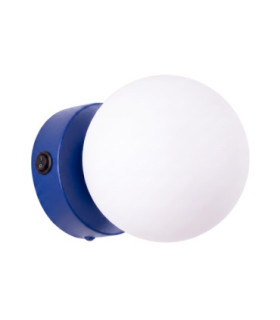 Yoli Globe Wall Lights Ultramarine 1x G9 On/Off Switch-1