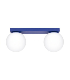 Yoli Twin Globe Ceiling Light Ultramarine 2x G9-1