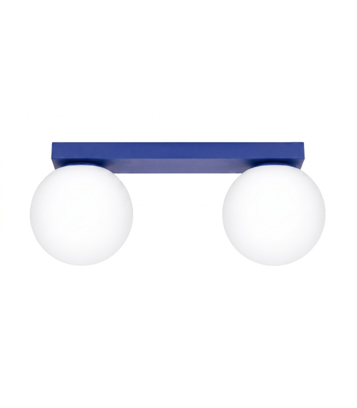Yoli Twin Globe Ceiling Light Ultramarine 2x G9-1