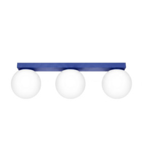 Yoli Tripple Globe Ceiling Light Ultramarine 3x G9-1