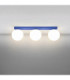 Yoli Tripple Globe Ceiling Light Ultramarine 3x G9-4