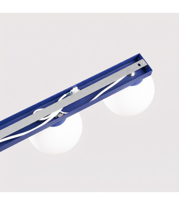 Yoli Tripple Globe Ceiling Light Ultramarine 3x G9-8