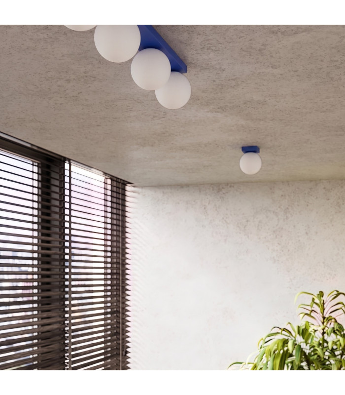 Yoli Tripple Globe Ceiling Light Ultramarine 3x G9-12