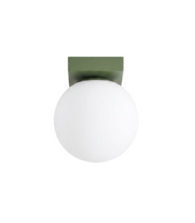 Yoli Single Globe Ceiling Light Olive Green 1x G9-1
