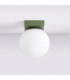 Yoli Single Globe Ceiling Light Olive Green 1x G9-3