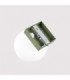 Yoli Single Globe Ceiling Light Olive Green 1x G9-8