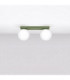 Yoli Twin Globe Ceiling Light Olive Green 2x G9-3