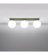 Yoli Tripple Globe Ceiling Light Olive Green 3x G9-4