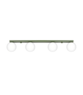 Yoli Quad Ceiling Spotlight Bar Olive Green 4x G9-1