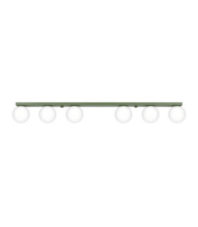 Yoli Ceiling Spotlight Bar Olive Green 6x G9-1