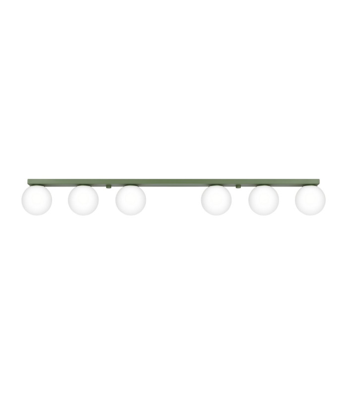 Yoli Ceiling Spotlight Bar Olive Green 6x G9-1