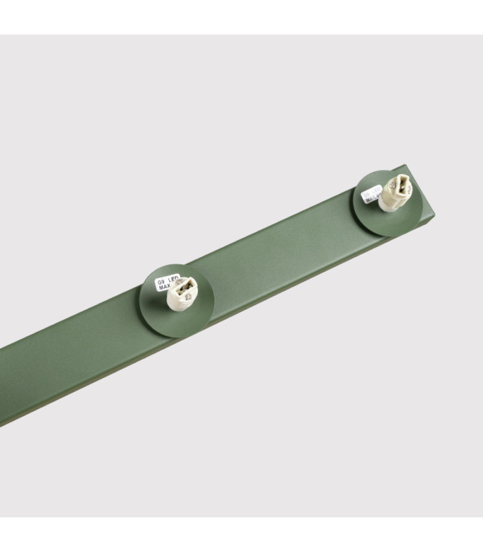 Yoli Ceiling Spotlight Bar Olive Green 6x G9-7