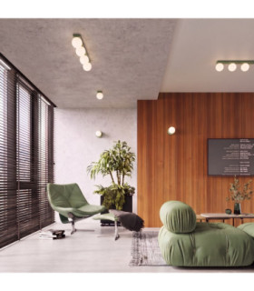 Yoli Globe Wall Lights Sage 1x G9 On/Off Switch-2