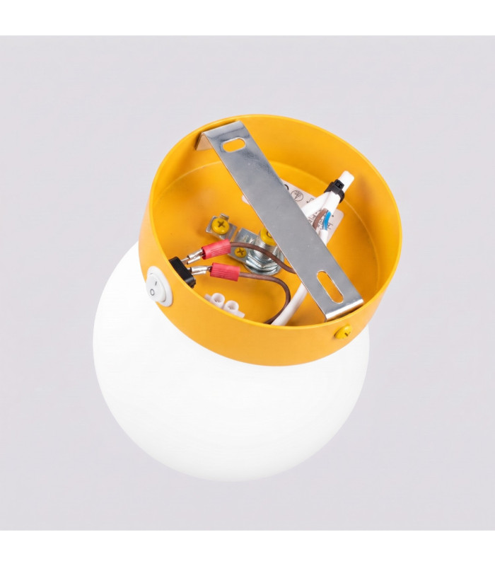Yoli Globe Wall Lights Yellow 1x G9 On/Off Switch-5