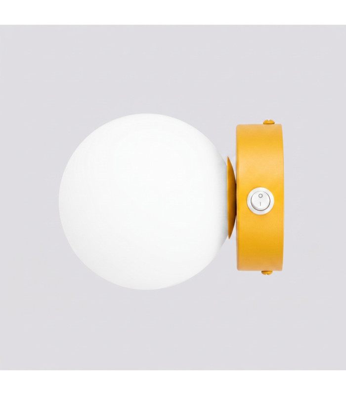 Yoli Globe Wall Lights Yellow 1x G9 On/Off Switch-6