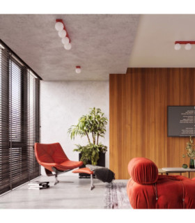 Yoli Globe Wall Lights Red 1x G9 On/Off Switch-2