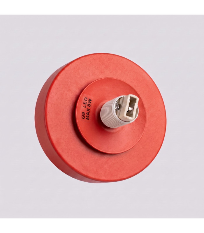 Yoli Globe Wall Lights Red 1x G9 On/Off Switch-5