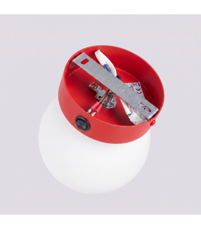 Yoli Globe Wall Lights Red 1x G9 On/Off Switch-6