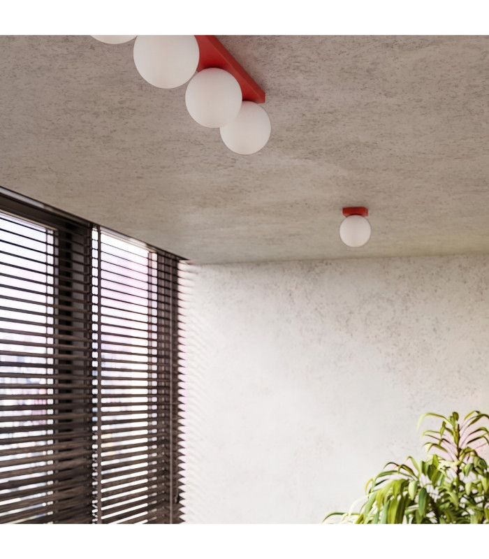 Yoli Globe Wall Lights Red 1x G9 On/Off Switch-11