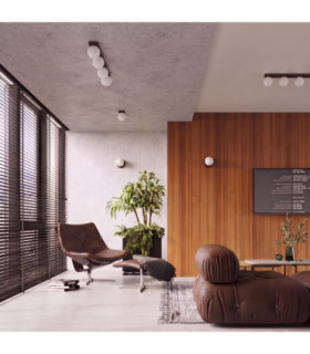 Yoli Globe Wall Lights Brown 1x G9 On/Off Switch-2