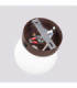 Yoli Globe Wall Lights Brown 1x G9 On/Off Switch-5