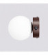 Yoli Globe Wall Lights Brown 1x G9 On/Off Switch-6
