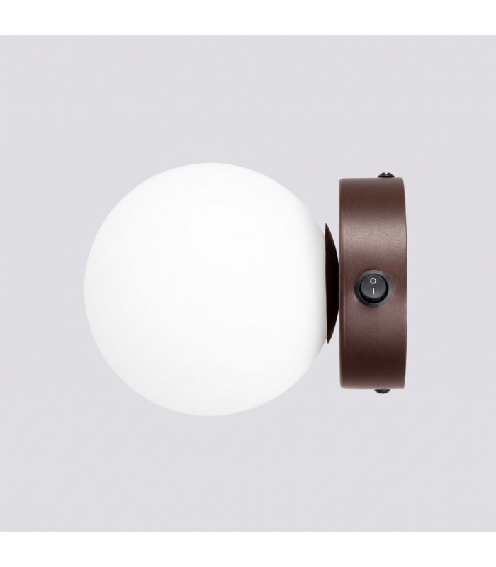 Yoli Globe Wall Lights Brown 1x G9 On/Off Switch-6