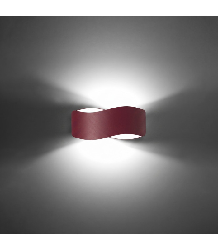 Tila Up & Down Wall Lamp Burgundy 1x G9-4