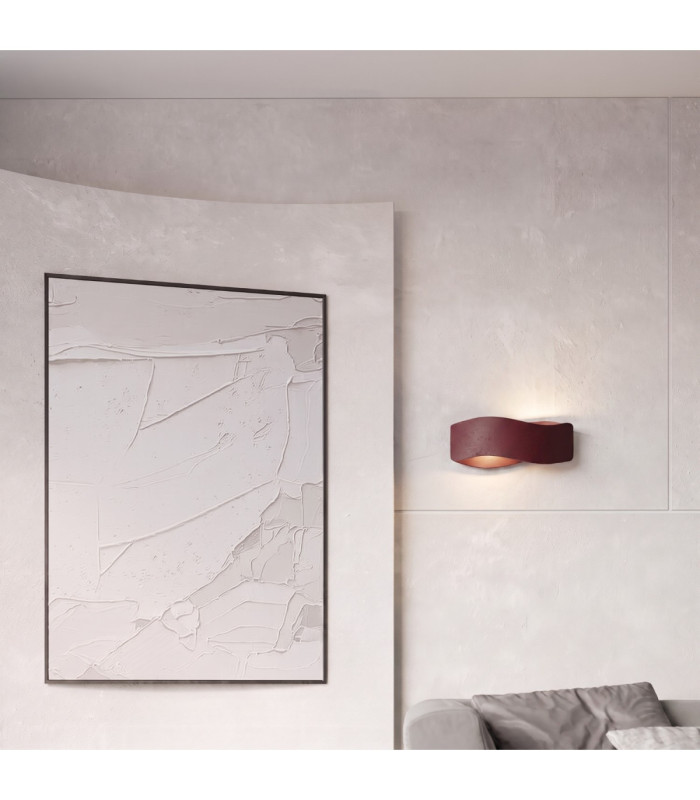 Tila Up & Down Wall Lamp Burgundy 1x G9-13