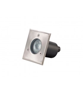 Square Inground Light, Stainless Steel 316L, GU10, IP67 - 1