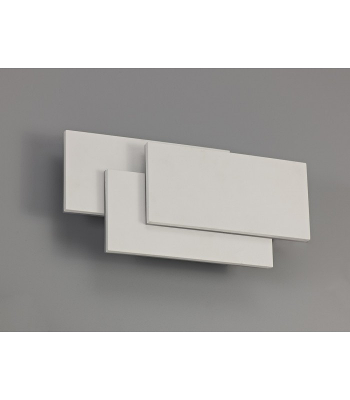 LED Flush Wall Light Rectangular, 12W, 3000K, Sand White, 490lm - 3