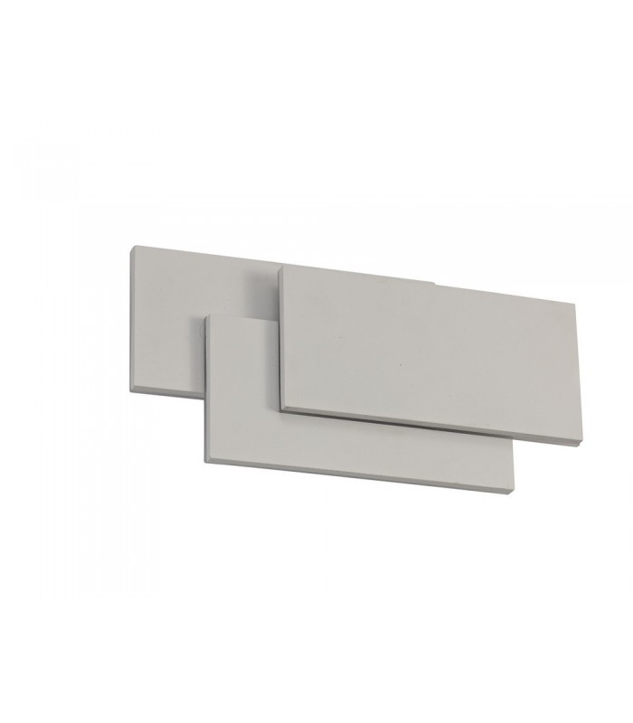 LED Flush Wall Light Rectangular, 12W, 3000K, Sand White, 490lm - 4