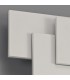 LED Flush Wall Light Rectangular, 12W, 3000K, Sand White, 490lm - 6