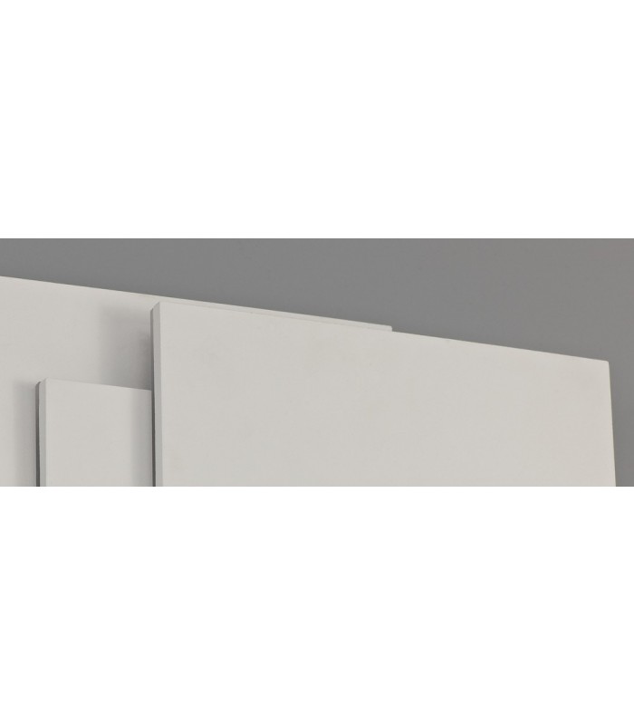 LED Flush Wall Light Rectangular, 12W, 3000K, Sand White, 490lm - 8