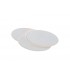 LED Flush Wall Light Oval, 12W, 3000K, Sand White, 490lm - 1