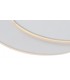 LED Flush Wall Light Oval, 12W, 3000K, Sand White, 490lm - 7