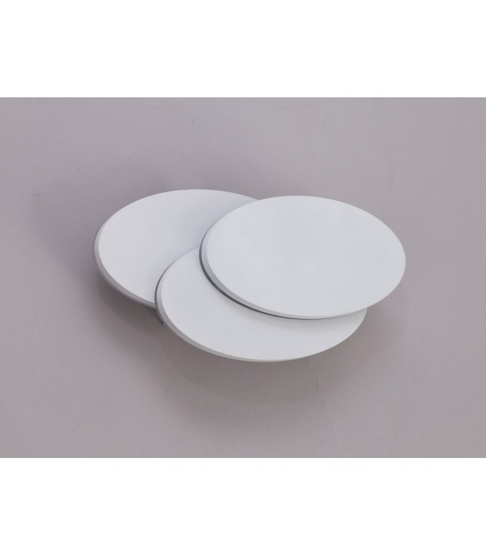 LED Flush Wall Light Oval, 12W, 3000K, Sand White, 490lm - 8