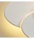 LED Flush Wall Light Oval, 12W, 3000K, Sand White, 490lm - 10