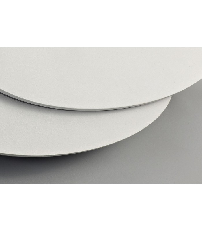LED Flush Wall Light Oval, 12W, 3000K, Sand White, 490lm - 13