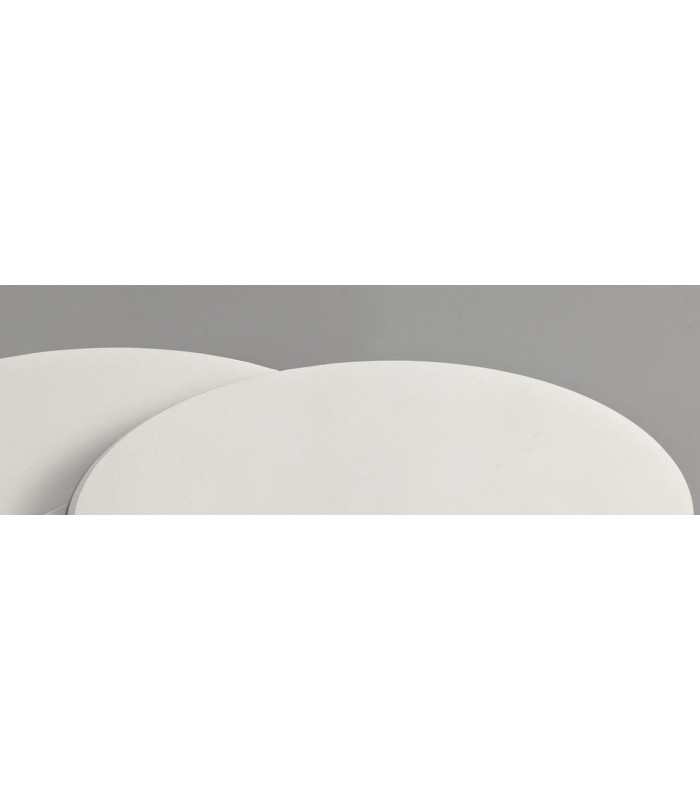 LED Flush Wall Light Oval, 12W, 3000K, Sand White, 490lm - 14